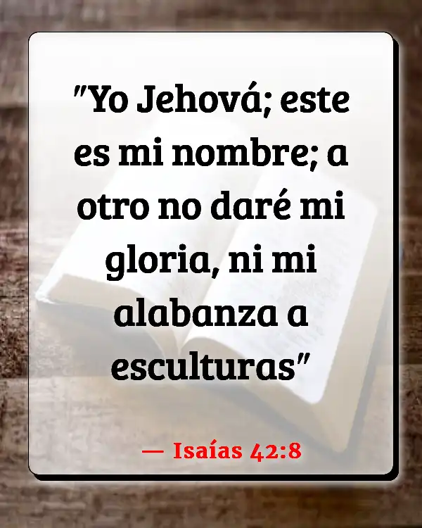 Versículos De La Biblia Ego (Isaías 42:8)