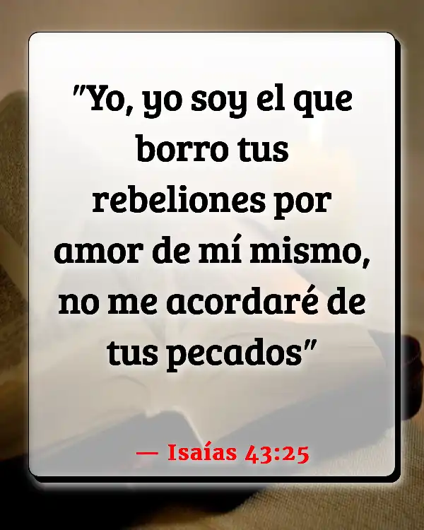 Versículos De La Biblia Perdón (Isaías 43:25)