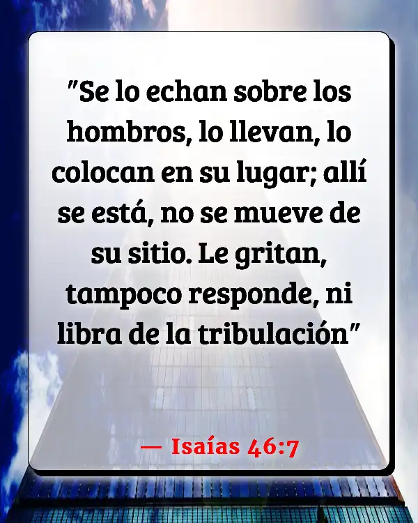 Versículos De La Biblia   	Baal  (Isaías 46:7)