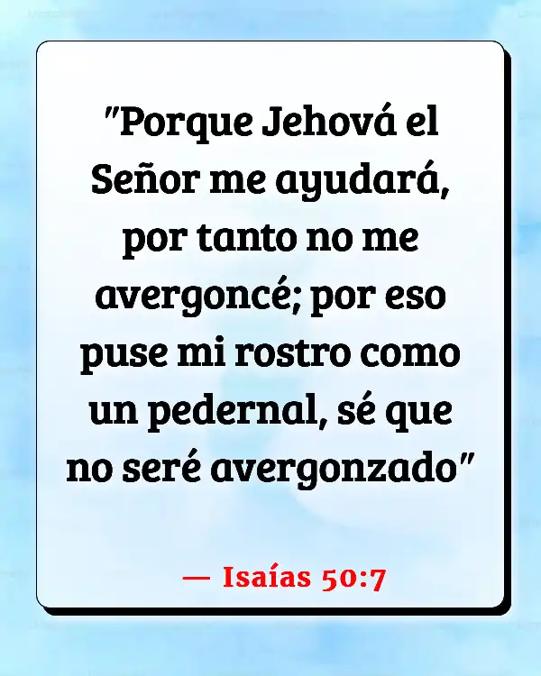 Versículos De La Biblia   	Batalla  (Isaías 50:7)