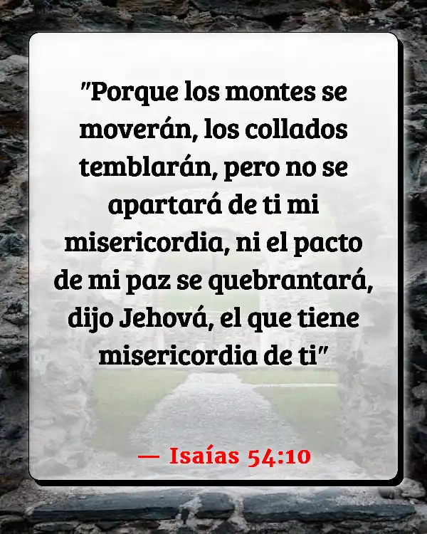 Versículos De La Biblia Ataques de pánico (Isaías 54:10)