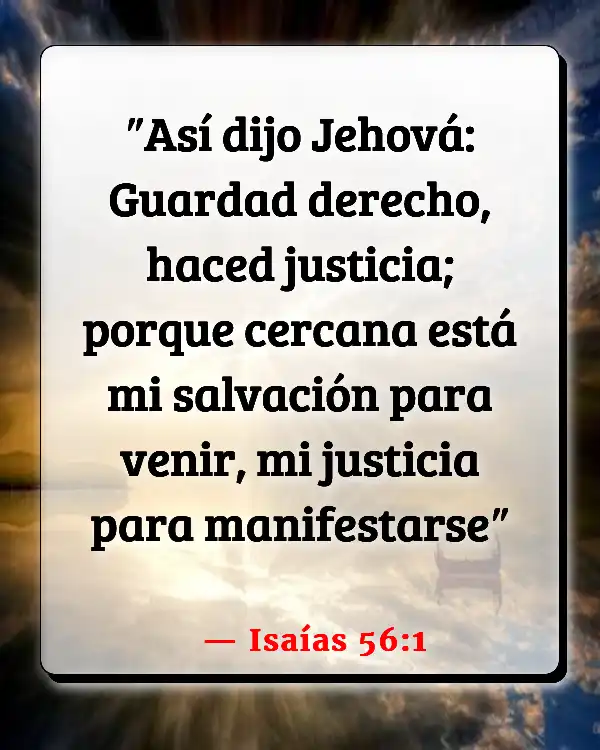 Versículos De La Biblia Defensor (Isaías 56:1)