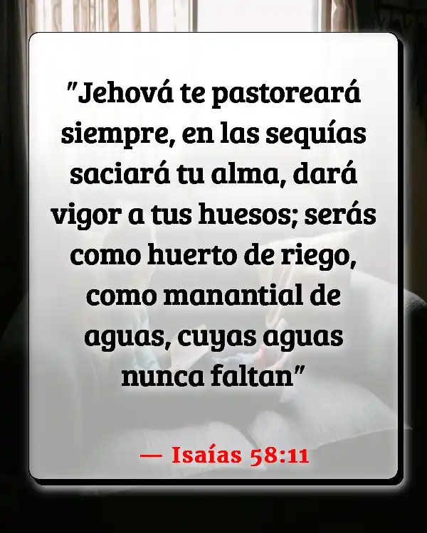 Versículos De La Biblia Vida abundante (Isaías 58:11)