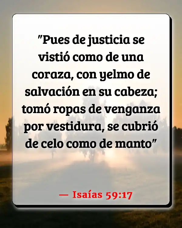 Versículos De La Biblia   	Armadura  (Isaías 59:17)