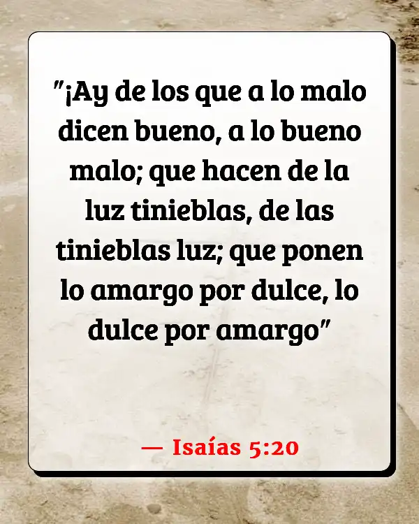 Versículos De La Biblia Aborto (Isaías 5:20)