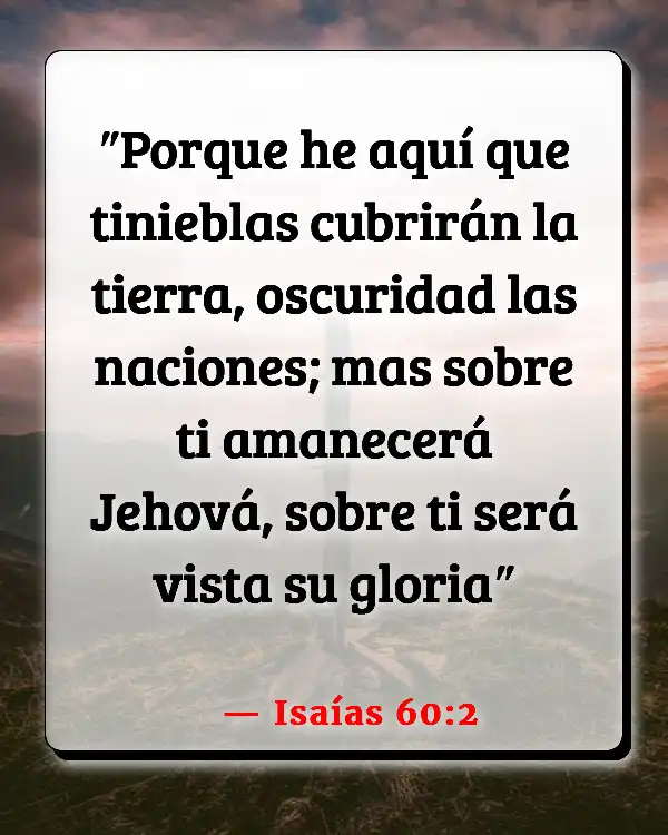 Versículos De La Biblia   	Azúcar  (Isaías 60:2)