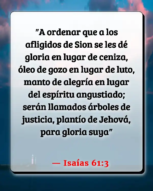 Versículos De La Biblia Elegir una carrera (Isaías 61:3)