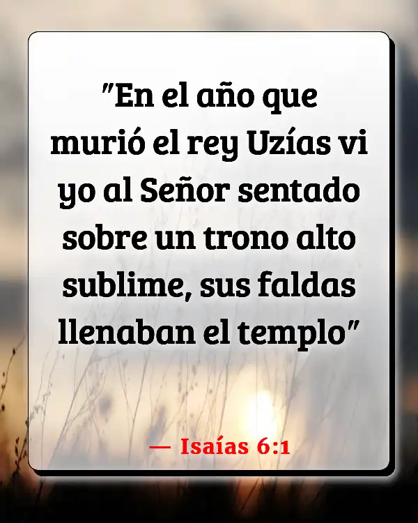 Versículos De La Biblia El profeta Isaías (Isaías 6:1)