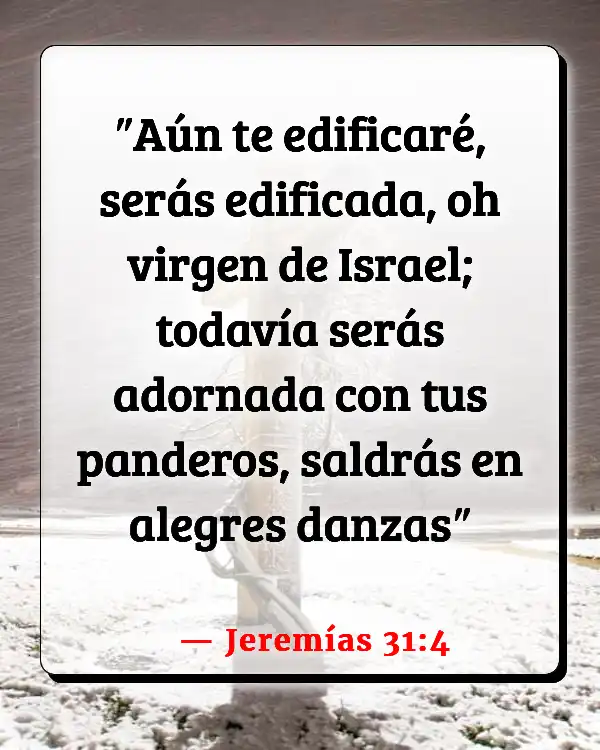 Versículos De La Biblia Bailando en la iglesia (Jeremías 31:4)