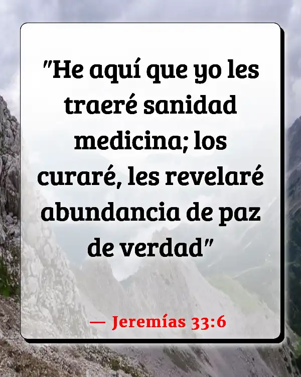 Versículos De La Biblia Paz en la tierra (Jeremías 33:6)