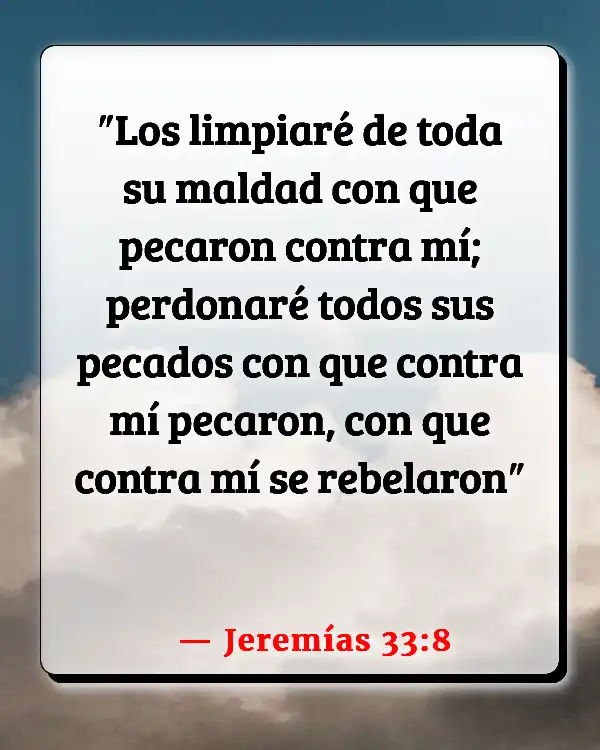 Versículos De La Biblia Rebelión (Jeremías 33:8)