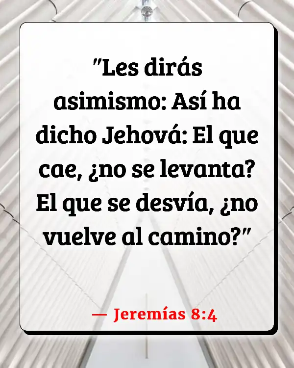 Versículos De La Biblia   	Otoño  (Jeremías 8:4)
