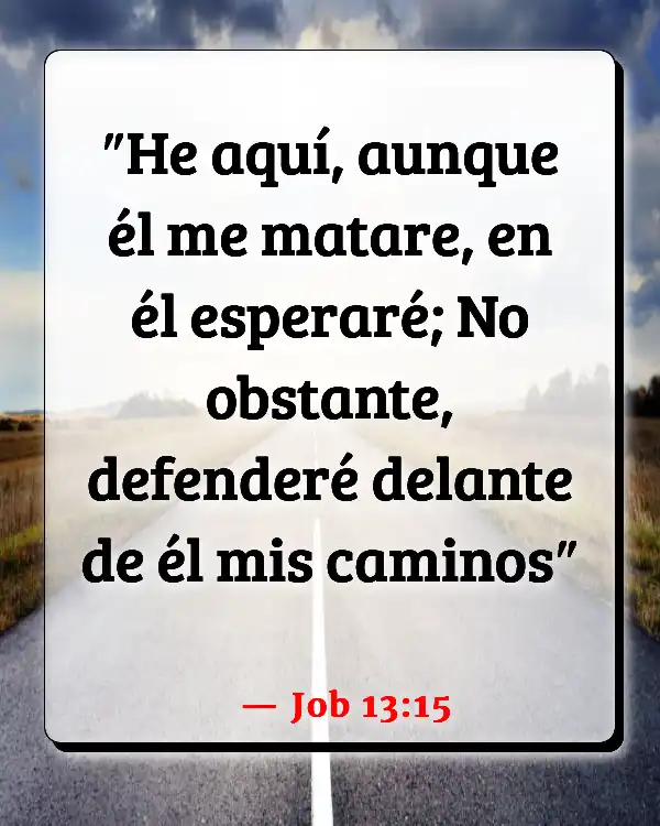 Versículos De La Biblia Cosas malas que le pasan a la gente buena (Job 13:15)