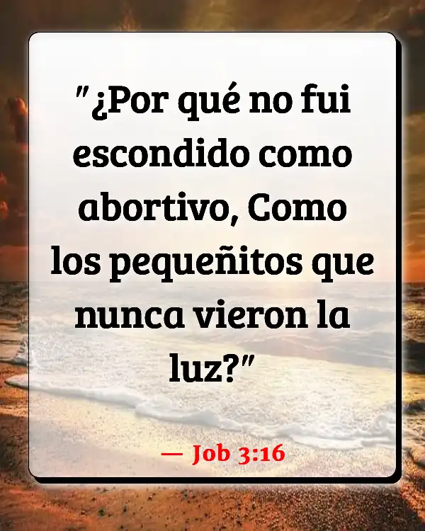 Versículos De La Biblia Bebés (Job 3:16)