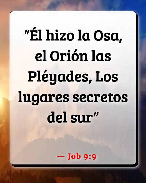 Versículos De La Biblia   	Astrología  (Job 9:9)