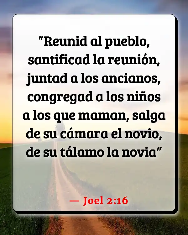 Versículos De La Biblia   	Orando en un armario  (Joel 2:16)