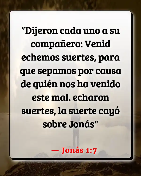 Versículos De La Biblia   	Apuesta  (Jonás 1:7)