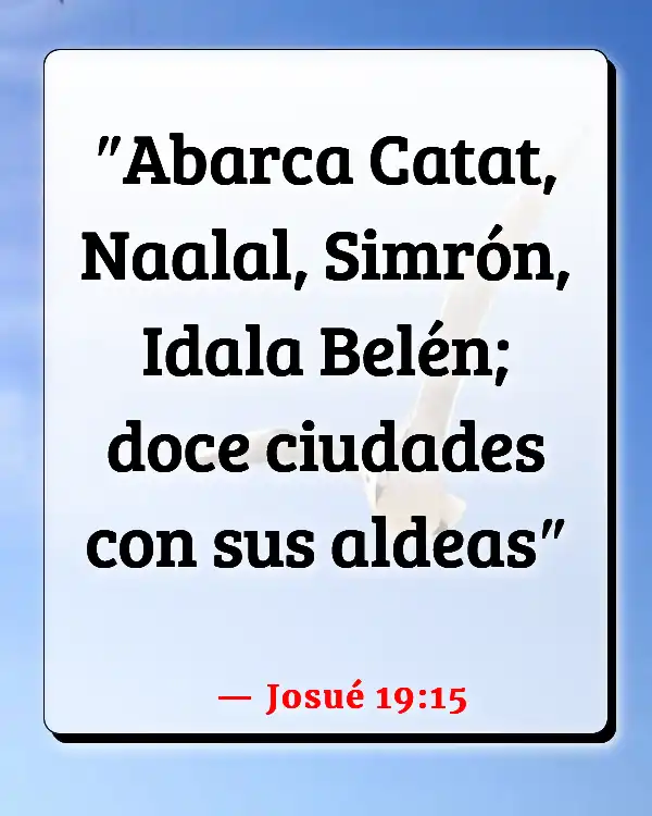 Versículos De La Biblia   	Belén  (Josué 19:15)