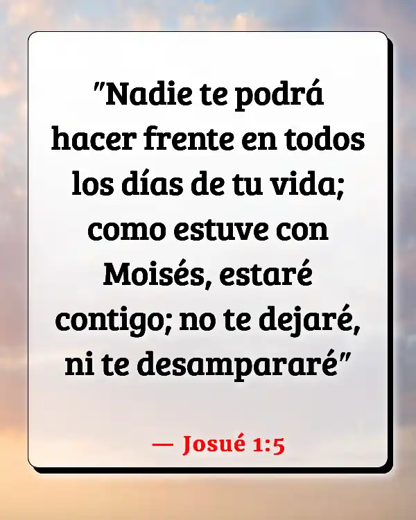 Versículos De La Biblia 74 Versículos De La Biblia Abandono (Josué 1:5)