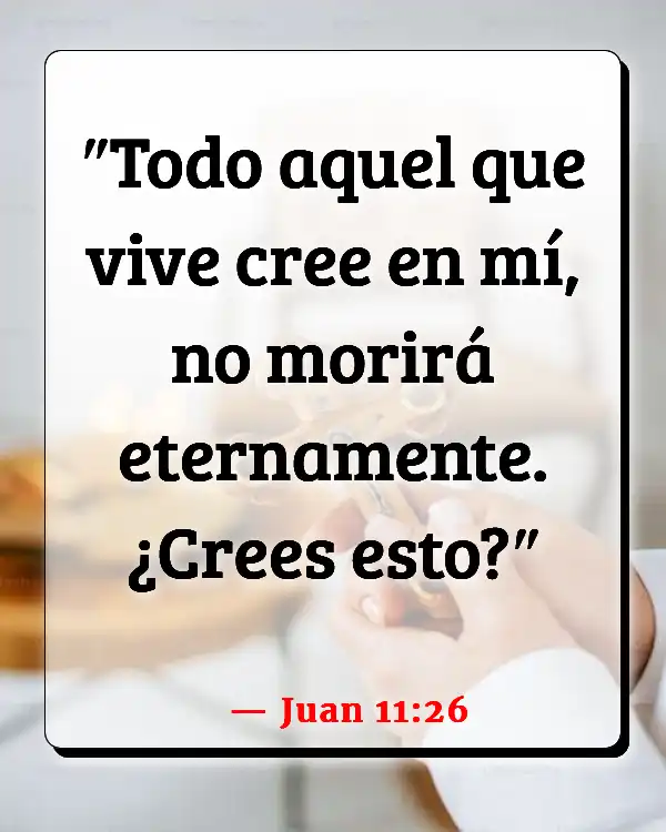 Versículos De La Biblia Creer en Cristo (Juan 11:26)
