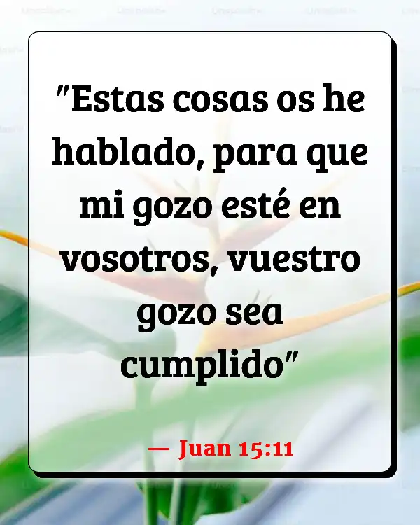Versículos De La Biblia Afirmación (Juan 15:11)