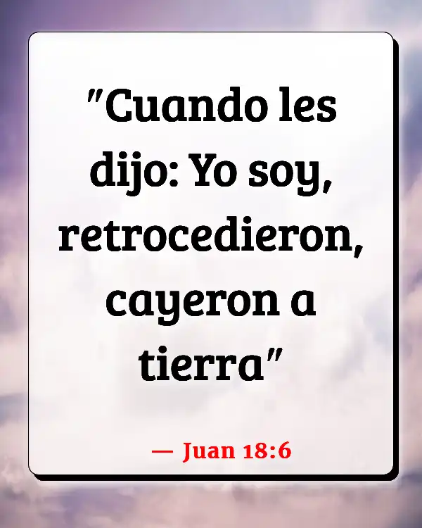 Versículos De La Biblia El que se quita la vida (Juan 18:6)