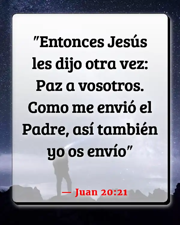 Versículos De La Biblia Nuestra misión (Juan 20:21)