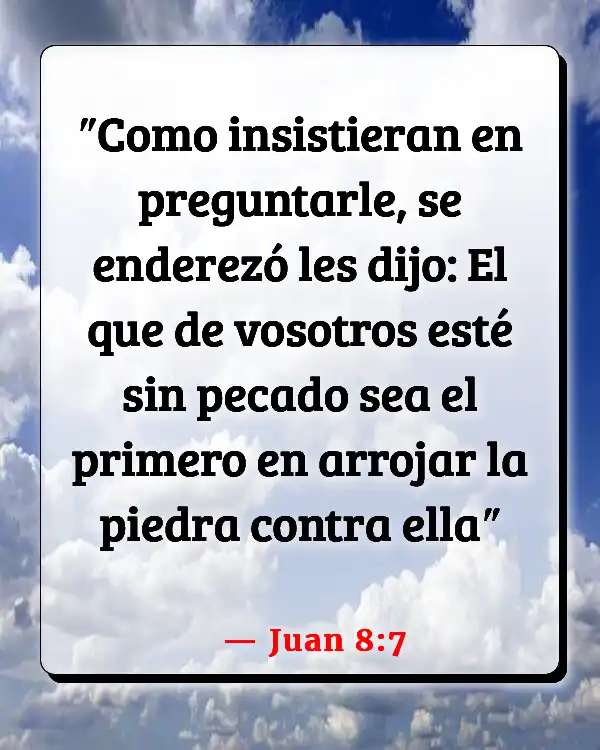 Versículos De La Biblia Perdón (Juan 8:7)