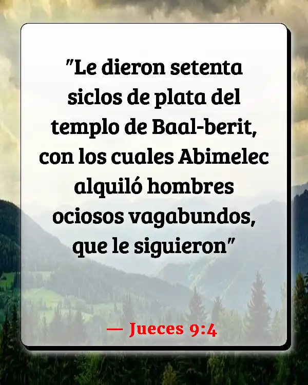 Versículos De La Biblia   	Baal  (Jueces 9:4)