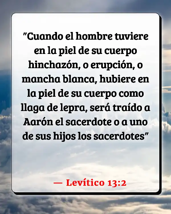 Versículos De La Biblia   	Piel  (Levítico 13:2)