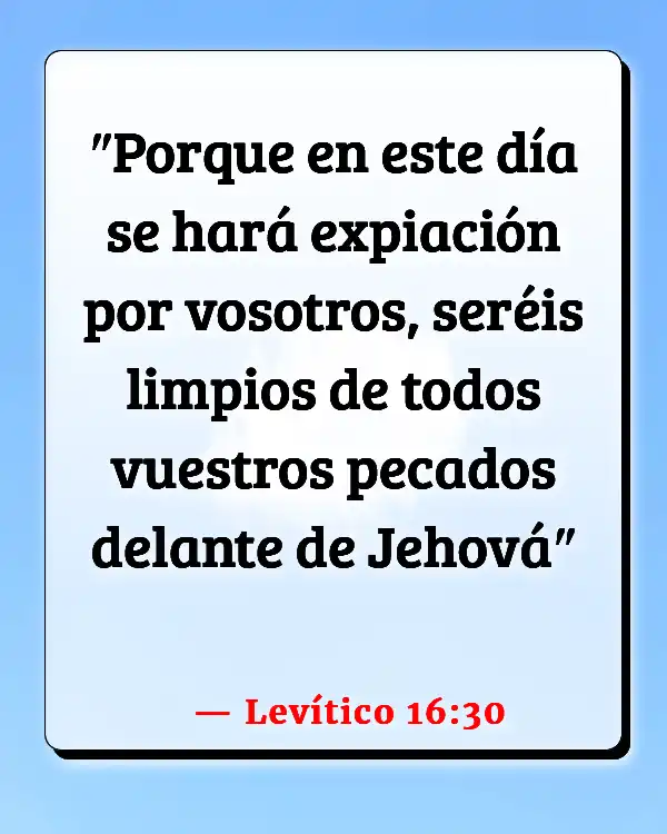 Versículos De La Biblia Expiación (Levítico 16:30)