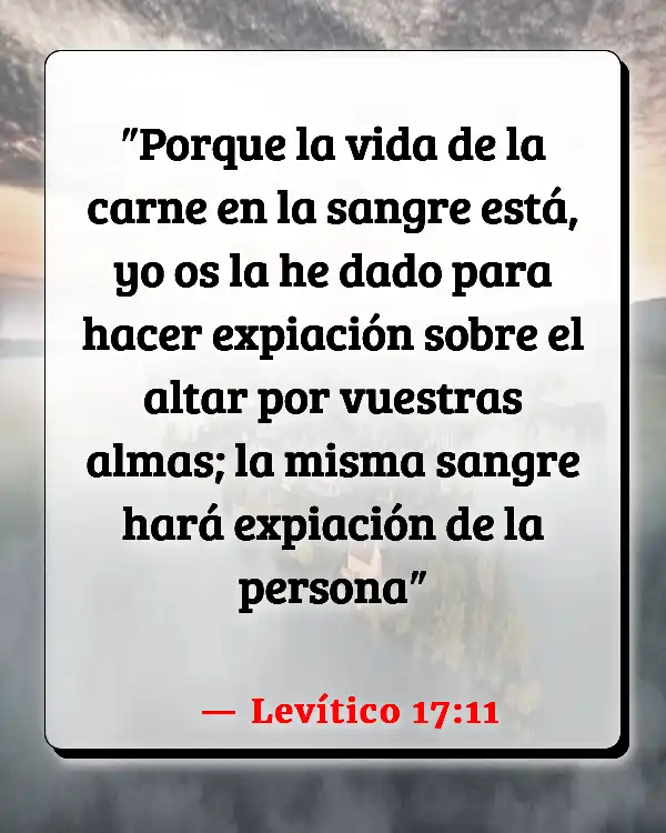 Versículos De La Biblia   	Sacrificio  (Levítico 17:11)