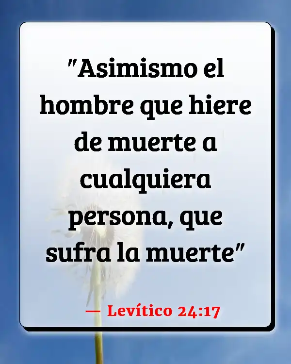 Versículos De La Biblia Aborto (Levítico 24:17)