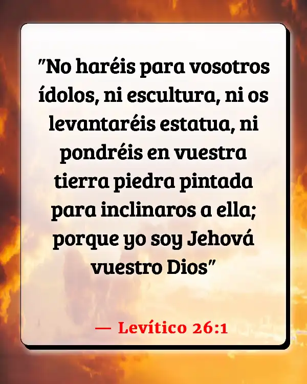 Versículos De La Biblia   	Orando a los santos  (Levítico 26:1)