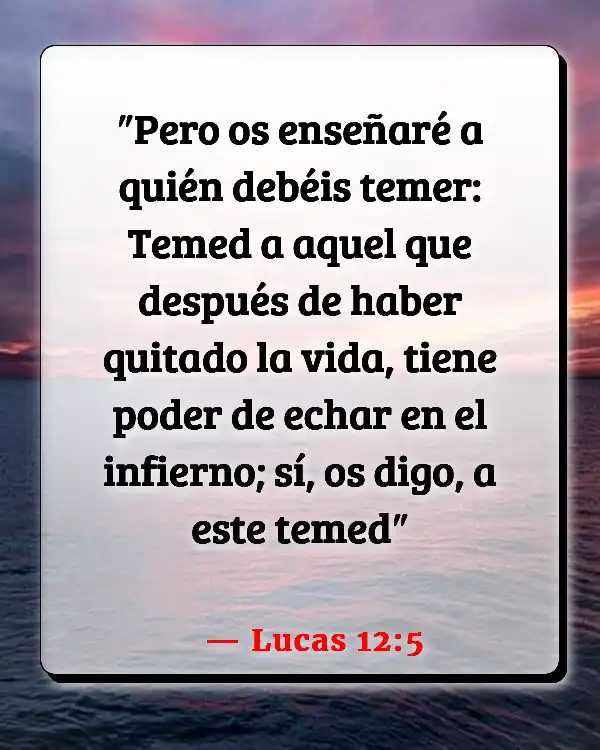 Versículos De La Biblia Paranoia (Lucas 12:5)