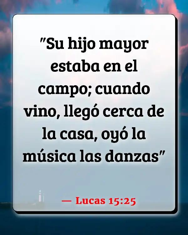 Versículos De La Biblia Bailando en la iglesia (Lucas 15:25)