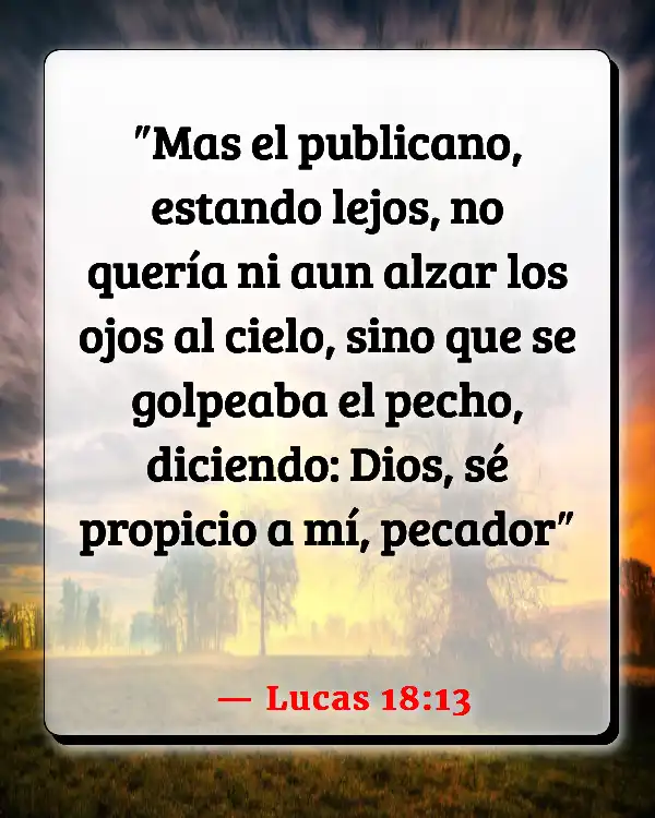 Versículos De La Biblia Orar en público (Lucas 18:13)