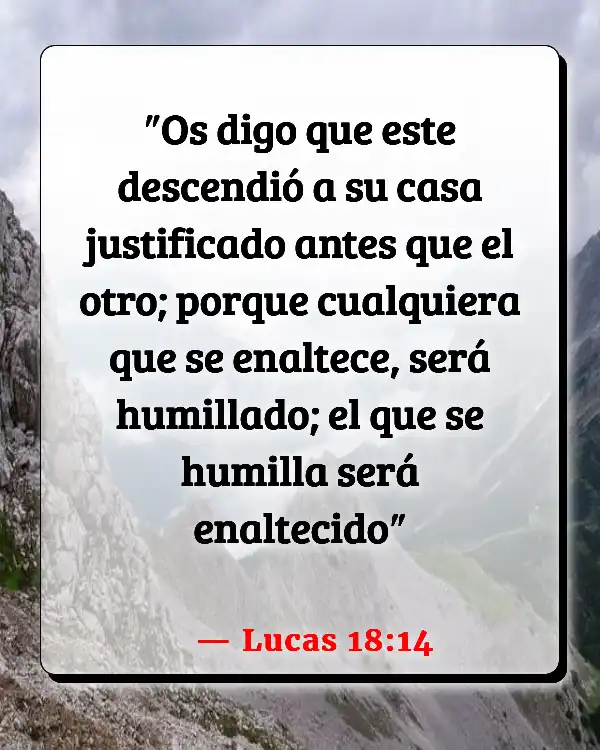 Versículos De La Biblia Parábolas (Lucas 18:14)