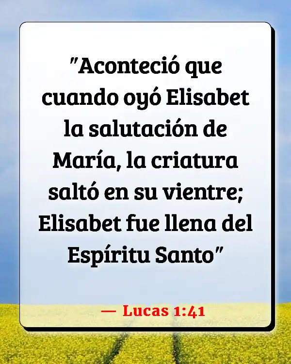 Versículos De La Biblia Aborto (Lucas 1:41)