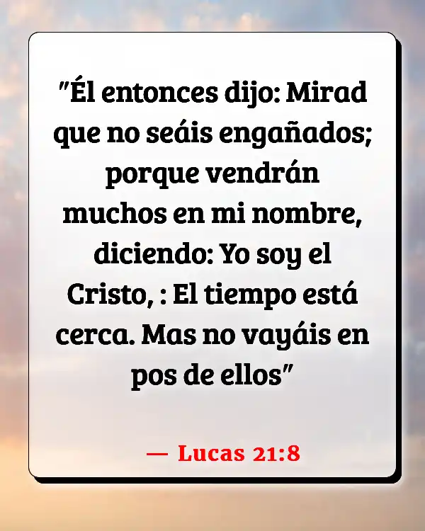 Versículos De La Biblia   	Abejas  (Lucas 21:8)