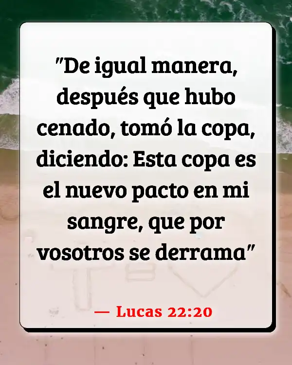 Versículos De La Biblia Pascua (Lucas 22:20)
