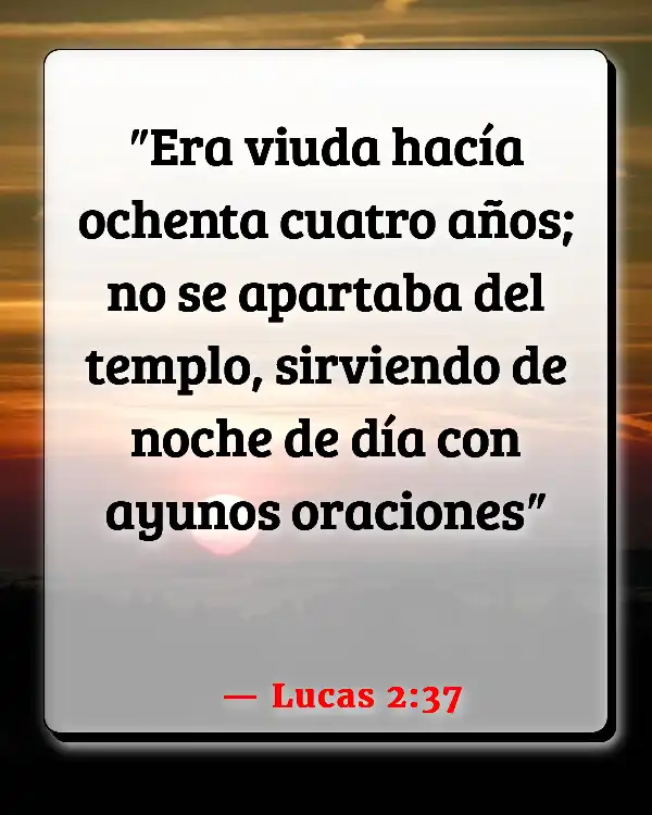 Versículos De La Biblia Parayer (Lucas 2:37)