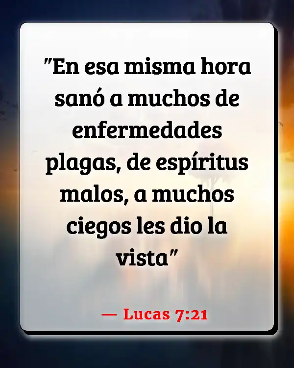 Versículos De La Biblia   	Plagas  (Lucas 7:21)