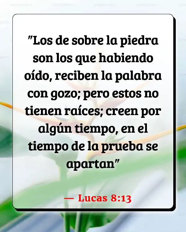 Versículos De La Biblia Roca (Lucas 8:13)