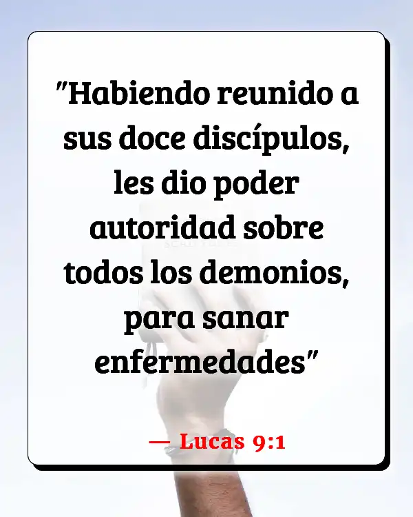 Versículos De La Biblia Ángeles y demonios (Lucas 9:1)