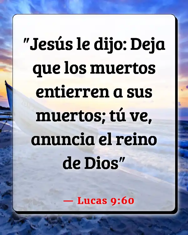 Versículos De La Biblia Padres ausentes (Lucas 9:60)