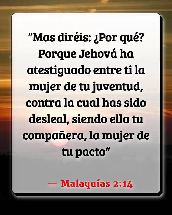 Versículos De La Biblia Los pastores se vuelven a casar (Malaquías 2:14)