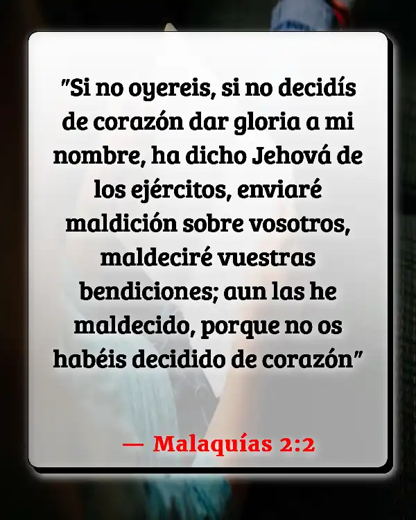 Versículos De La Biblia   	Proporcionar comida  (Malaquías 2:2)