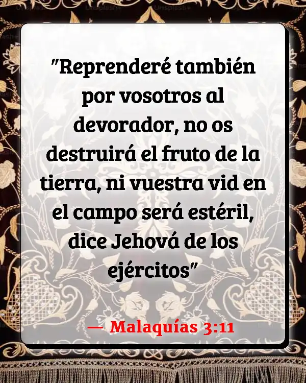 Versículos De La Biblia Pagar lo que debes (Malaquías 3:11)
