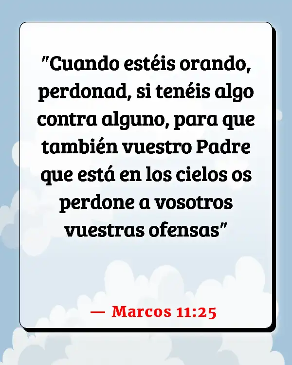 Versículos De La Biblia Perdón (Marcos 11:25)